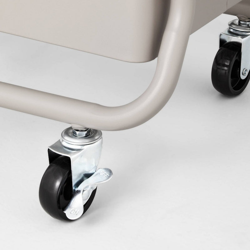 3 Tier Metal Utility Cart Gray - Brightroom