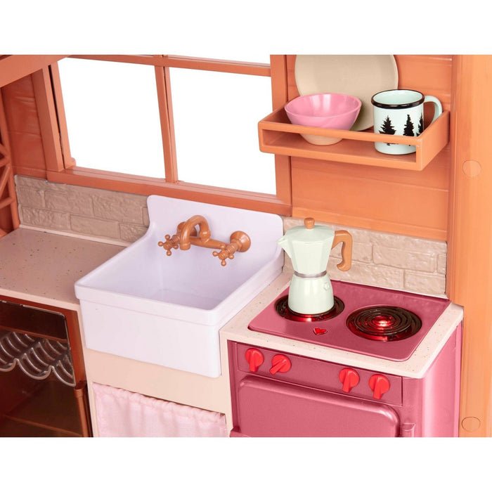 Our Generation Cozy Cabin Dollhouse Playset for 18" Dolls (LOCAL PICKUP ONLY)
