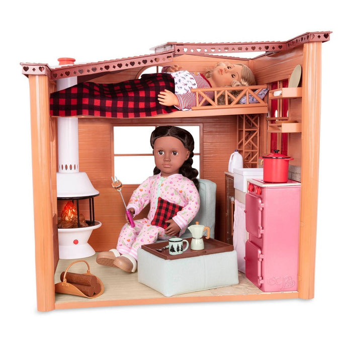 Our Generation Cozy Cabin Dollhouse Playset for 18" Dolls (LOCAL PICKUP ONLY)