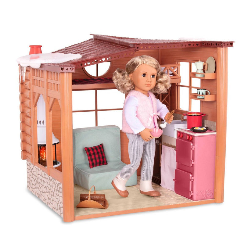 Our Generation Cozy Cabin Dollhouse Playset for 18" Dolls (LOCAL PICKUP ONLY)