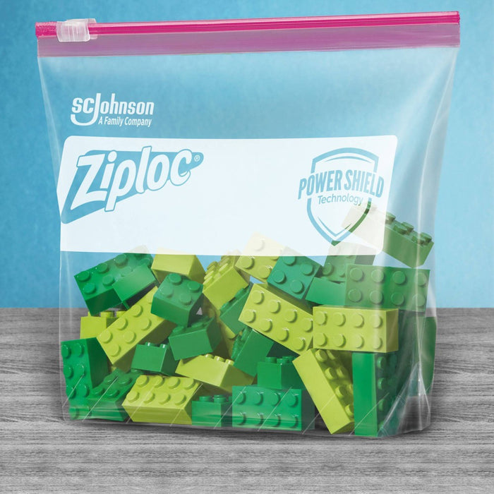 Ziploc Slider Storage Quart Bags with Power Shield Technology - 76ct