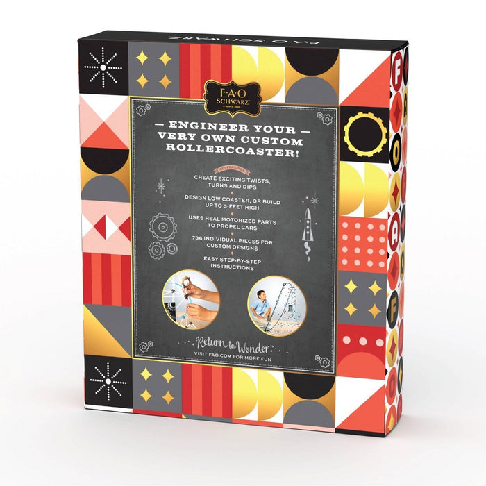 FAO Schwarz Build-A-Coaster Construction Set - 736pc