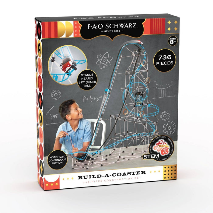 FAO Schwarz Build-A-Coaster Construction Set - 736pc