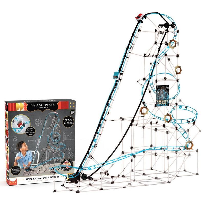 FAO Schwarz Build-A-Coaster Construction Set - 736pc