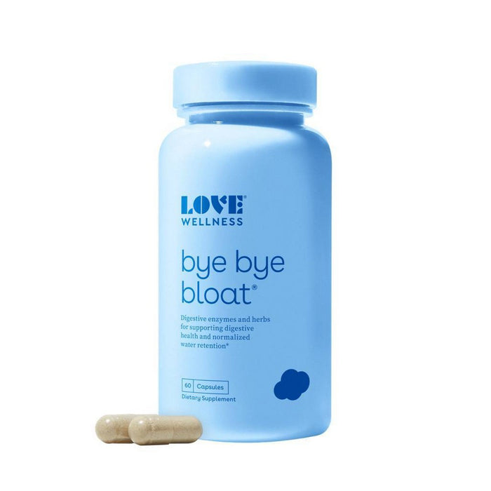 Love Wellness Bye Bye Bloat - 60ct - EXP 01/2023