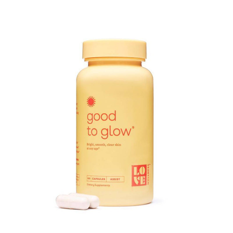 Love Wellness Good to Glow Dietary Supplements - 60ct - EXP 01/2023