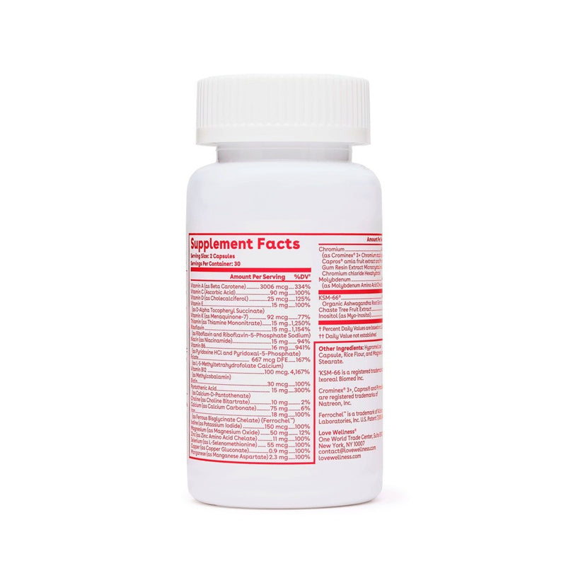 Love Wellness Daily Love Dietary Supplements - 60ct - EXP 12/2022