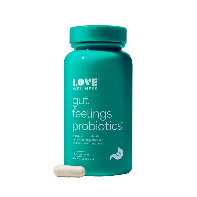 Love Wellness Gut Feelings Probiotics - 30ct -EXP 08/2023