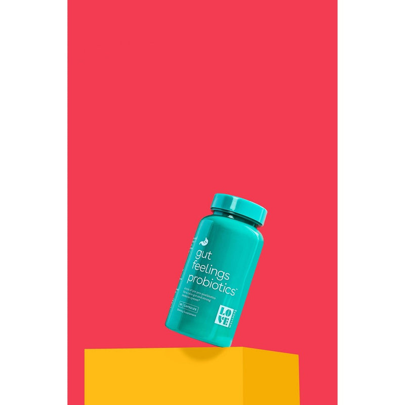 Love Wellness Gut Feelings Probiotics - 30ct -EXP 08/2023