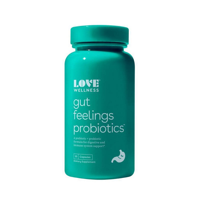 Love Wellness Gut Feelings Probiotics - 30ct -EXP 08/2023