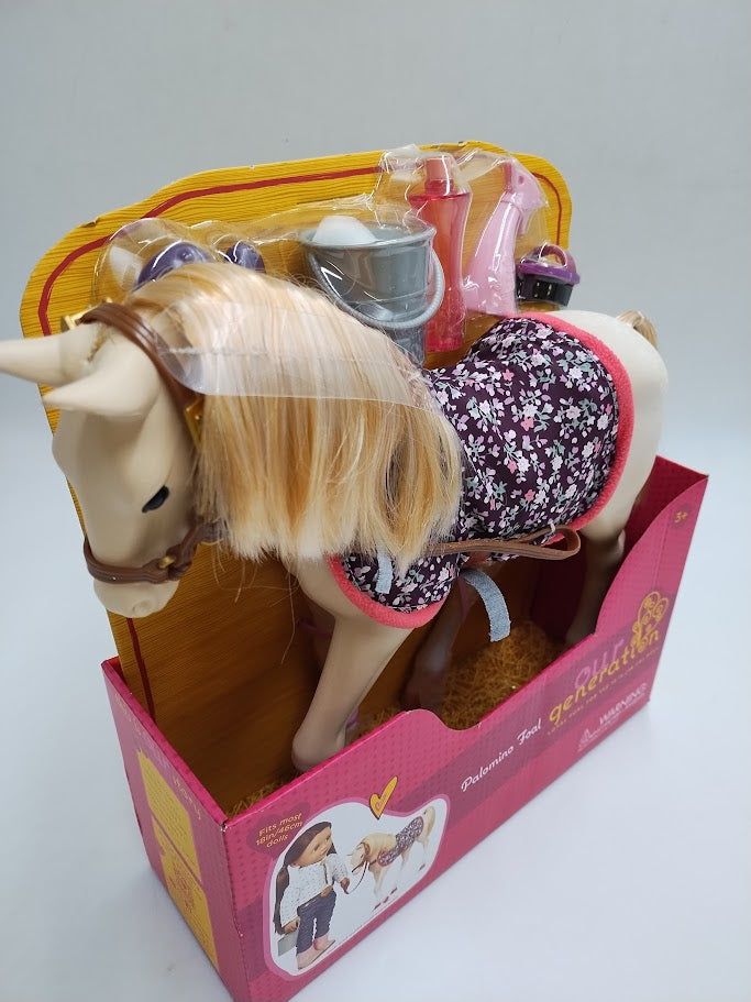 Our Generation Palomino Horse Foal Accessory Set for 18" Dolls