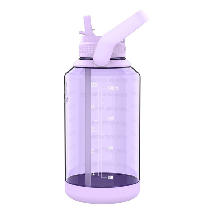 Takeya 64oz Tritan Motivational Water Bottle with Straw Lid - Purple