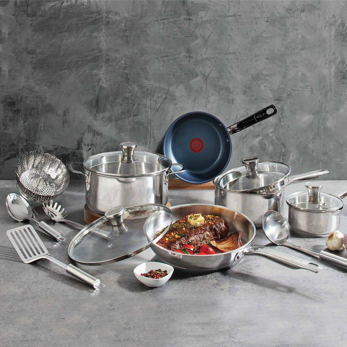 T-fal Platinum Endurance 14pc Stainless Steel Cookware Set (LOCAL PICKUP ONLY)