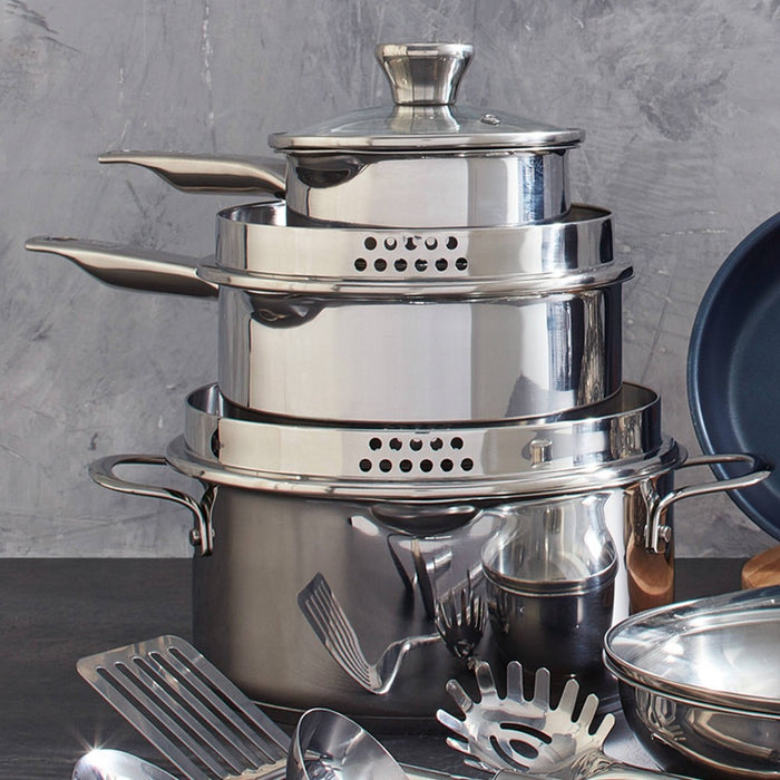 T-fal Platinum Endurance 14pc Stainless Steel Cookware Set (LOCAL PICKUP ONLY)