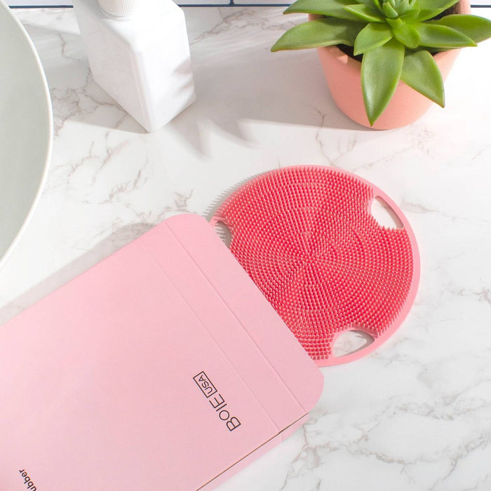 Boie USA Exfoliating Body Scrubber - Pink