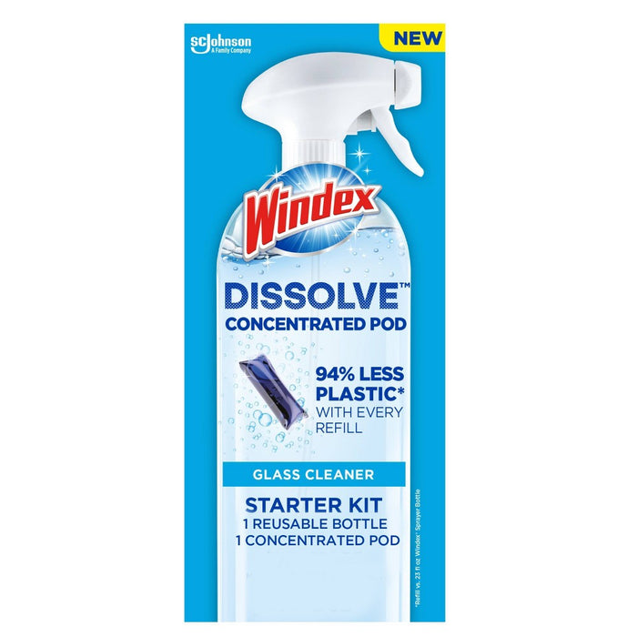 Windex Dissolve Pods Original Cleaner Starter Kit - 0.34 fl oz/2pk