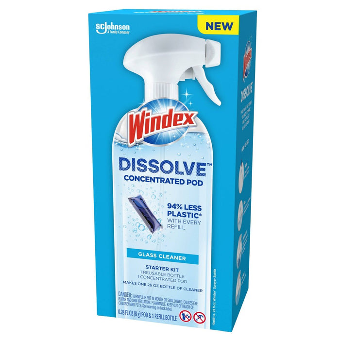 Windex Dissolve Pods Original Cleaner Starter Kit - 0.34 fl oz/2pk