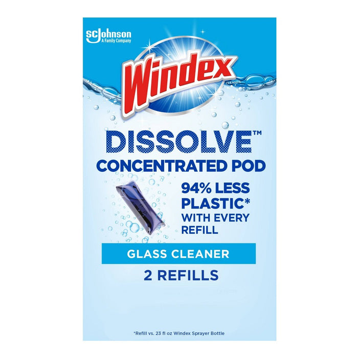 Windex Dissolve Pods Original Cleaner Refill - 0.28 fl oz/2pk