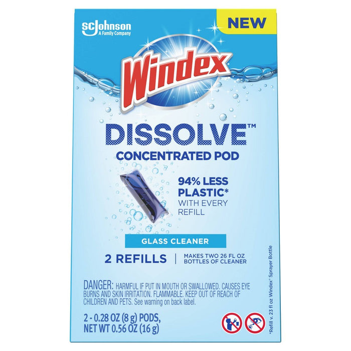 Windex Dissolve Pods Original Cleaner Refill - 0.28 fl oz/2pk