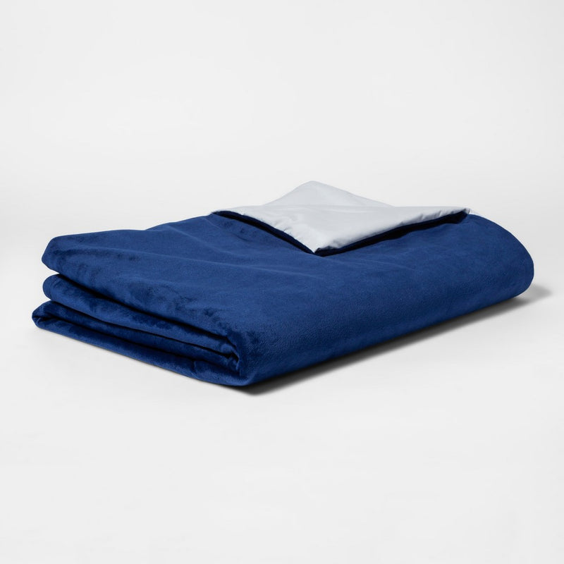 40"x60" 6lbs Waterproof Weighted Bed Blanket Blue - Pillowfort