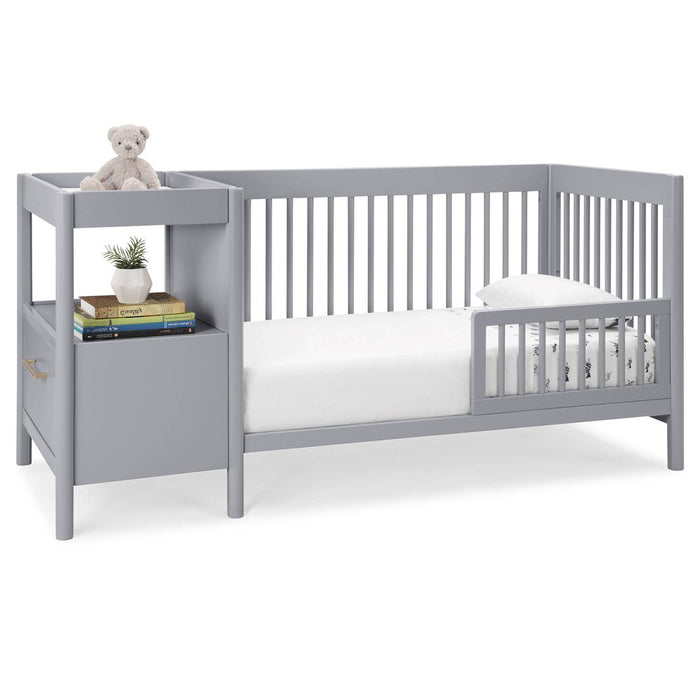 Delta Children Zoe 5-in-1 Convertible Crib and Changer - Gray (LOCAL PICKUP ONLY)