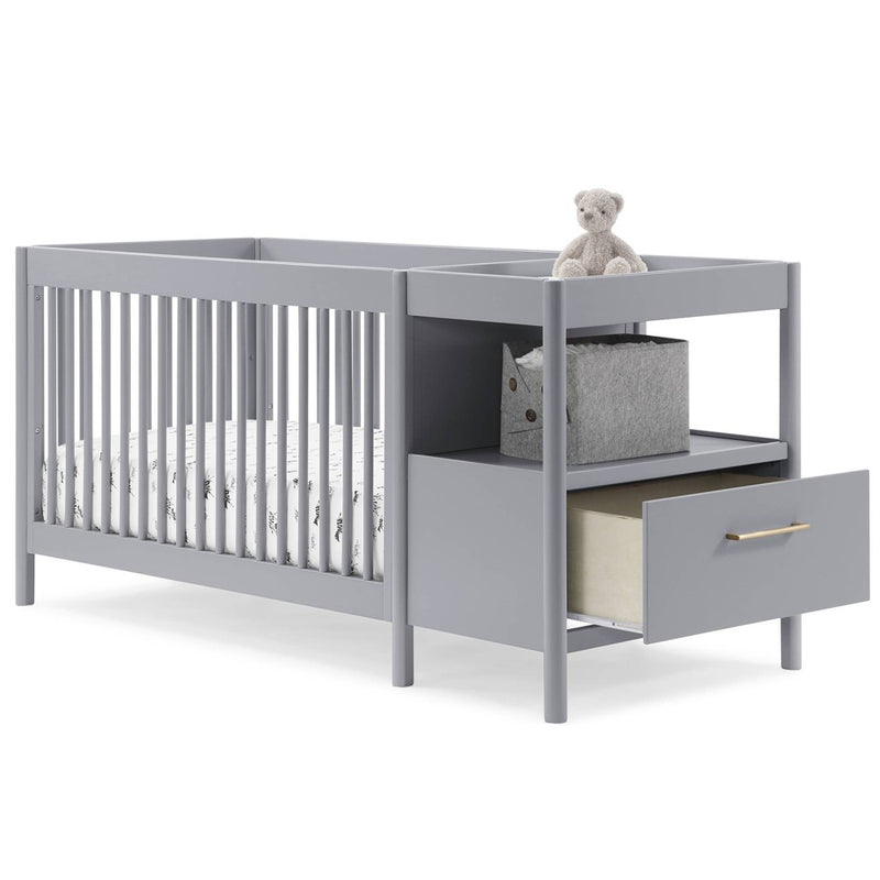 Delta Children Zoe 5-in-1 Convertible Crib and Changer - Gray (LOCAL PICKUP ONLY)