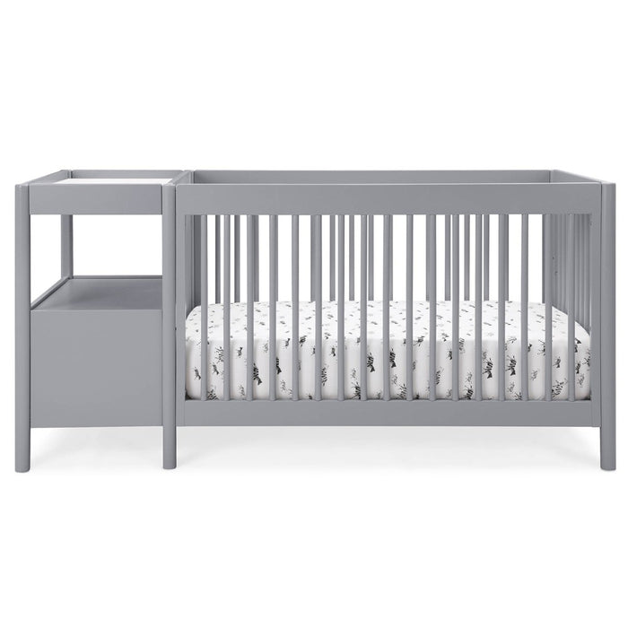 Delta Children Zoe 5-in-1 Convertible Crib and Changer - Gray (LOCAL PICKUP ONLY)
