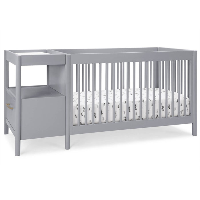 Delta Children Zoe 5-in-1 Convertible Crib and Changer - Gray (LOCAL PICKUP ONLY)