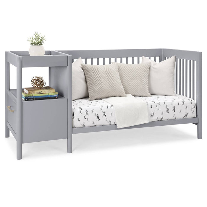 Delta Children Zoe 5-in-1 Convertible Crib and Changer - Gray (LOCAL PICKUP ONLY)