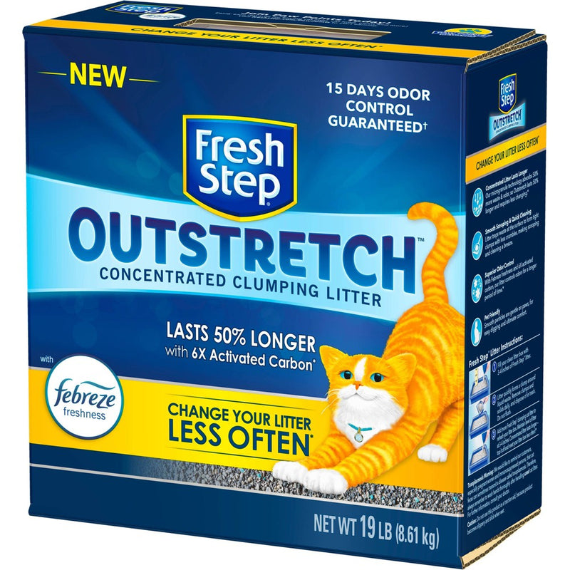 Fresh Step Outstretch Febreze Scented Cat Litter - 19lbs (LOCAL PICKUP ONLY)