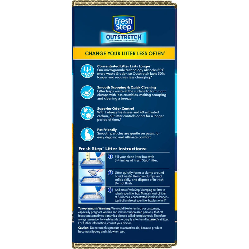 Fresh Step Outstretch Febreze Scented Cat Litter - 19lbs (LOCAL PICKUP ONLY)
