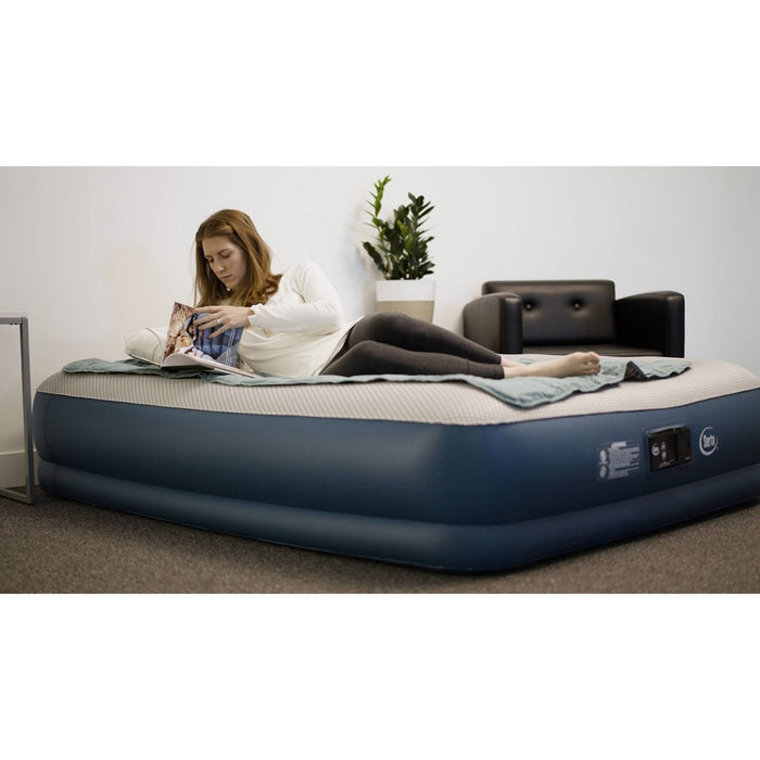 Serta 16" Raised Inflatable Air Mattress with Built in Pump - Queen