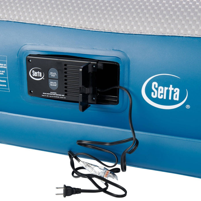 Serta 16" Raised Inflatable Air Mattress with Built in Pump - Queen