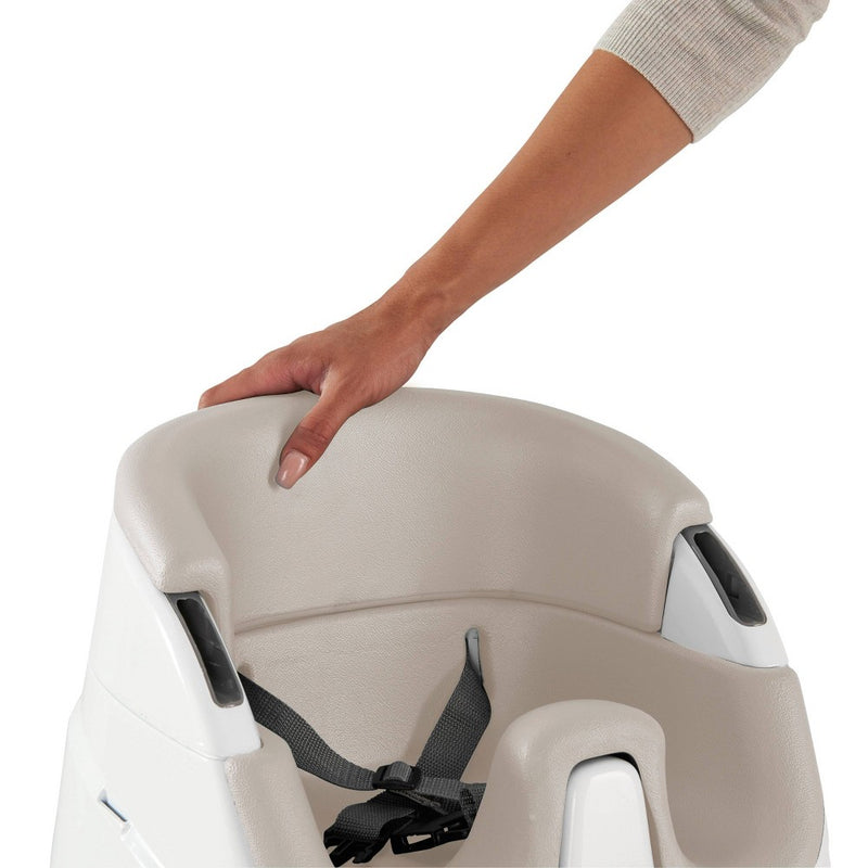 Ingenuity Baby Base 2-in-1 Booster Feeding and Floor Seat with Self-Storing Tray