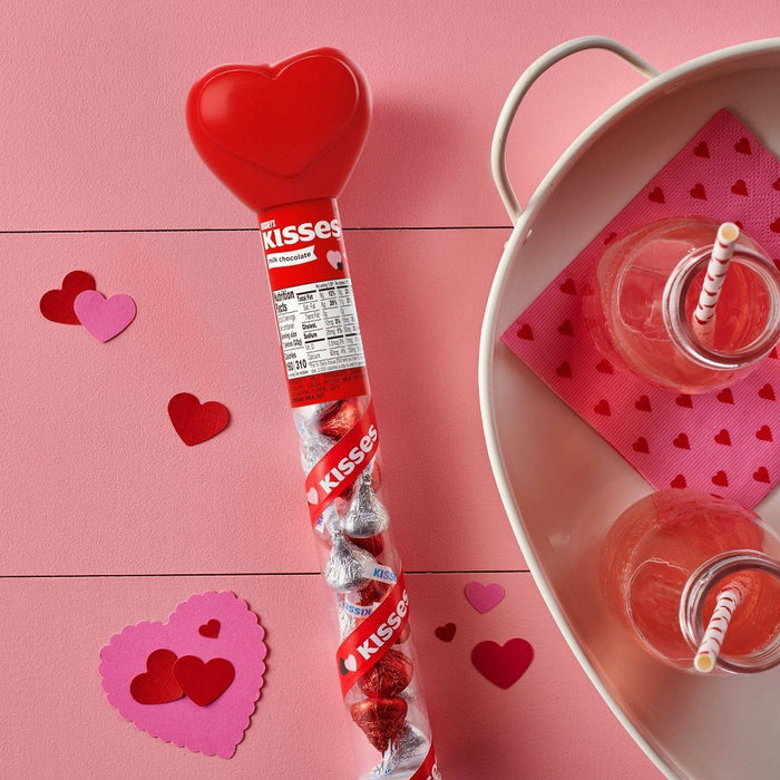 Hershey's Kisses Valentine's Milk Chocolate Heart Cane - 2.24oz