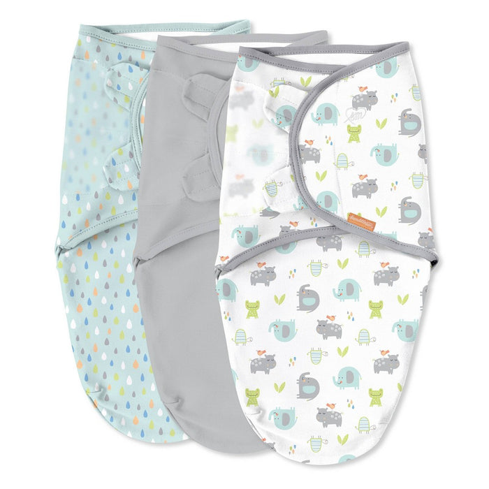 SwaddleMe Original Swaddle Wrap Newborn - Jungle Drops S/M - 3pk