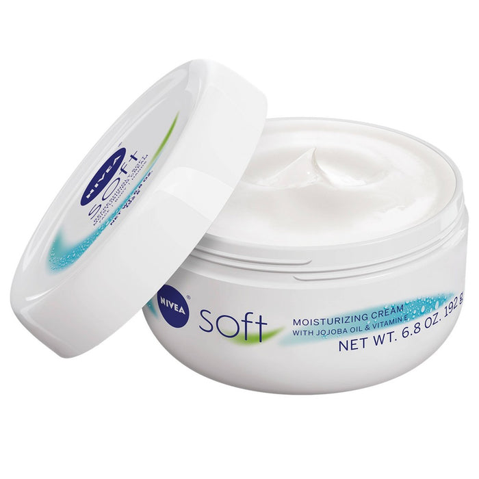 NIVEA Soft Moisturizing Crème Body, Face and Hand Cream - 6.8oz