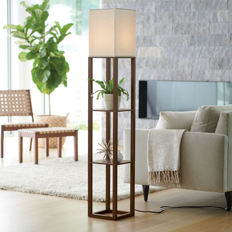 Shelf Floor Lamp Brown  - Threshold™