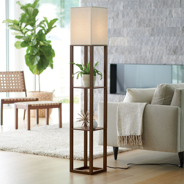 Shelf Floor Lamp Brown  - Threshold™