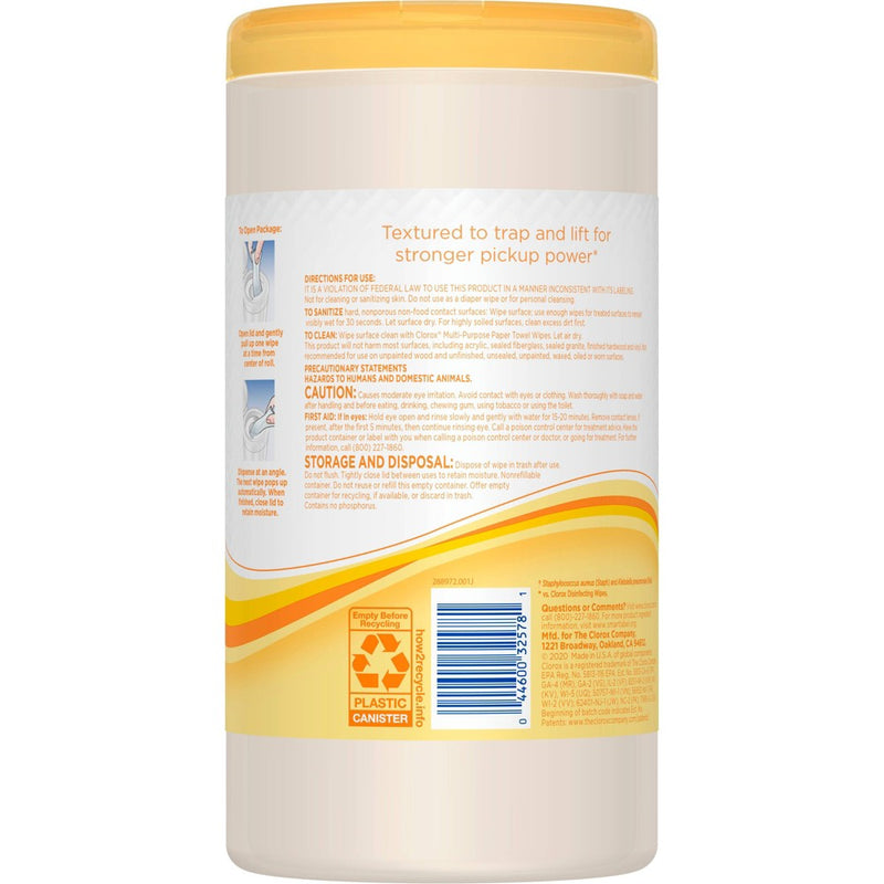 Clorox Paper Towel Wipes - Lemon - 75ct