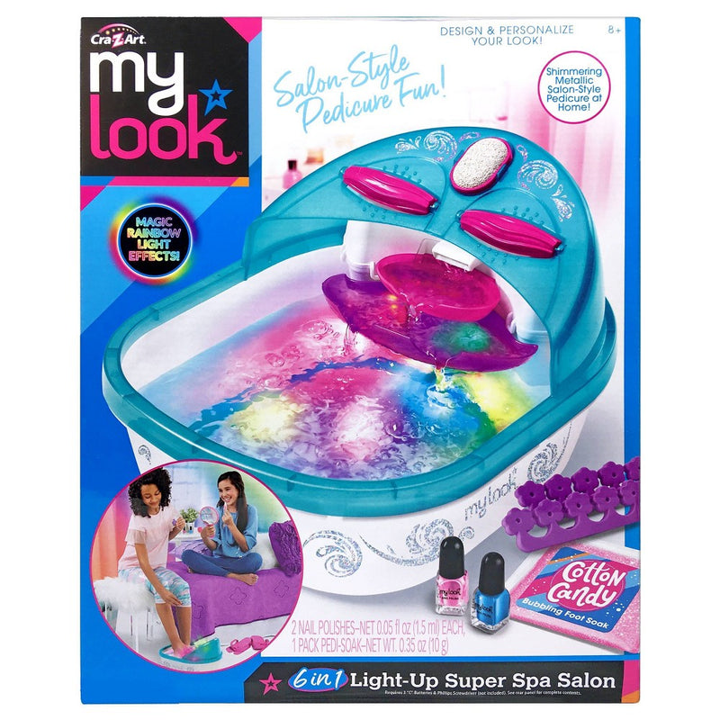 MY LOOK 6-in-1 Light-Up Super Spa Salon Activity Kit