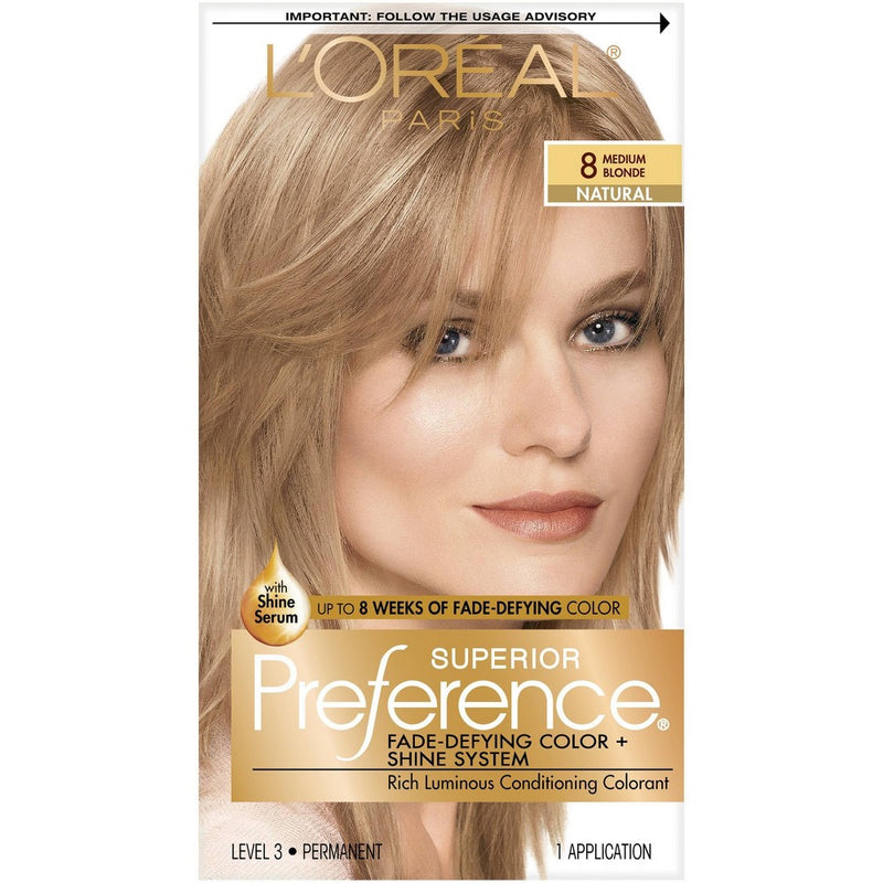 L'Oreal Superior Preference Fade-Defying Color - 6.5 oz - 8 M Blonde