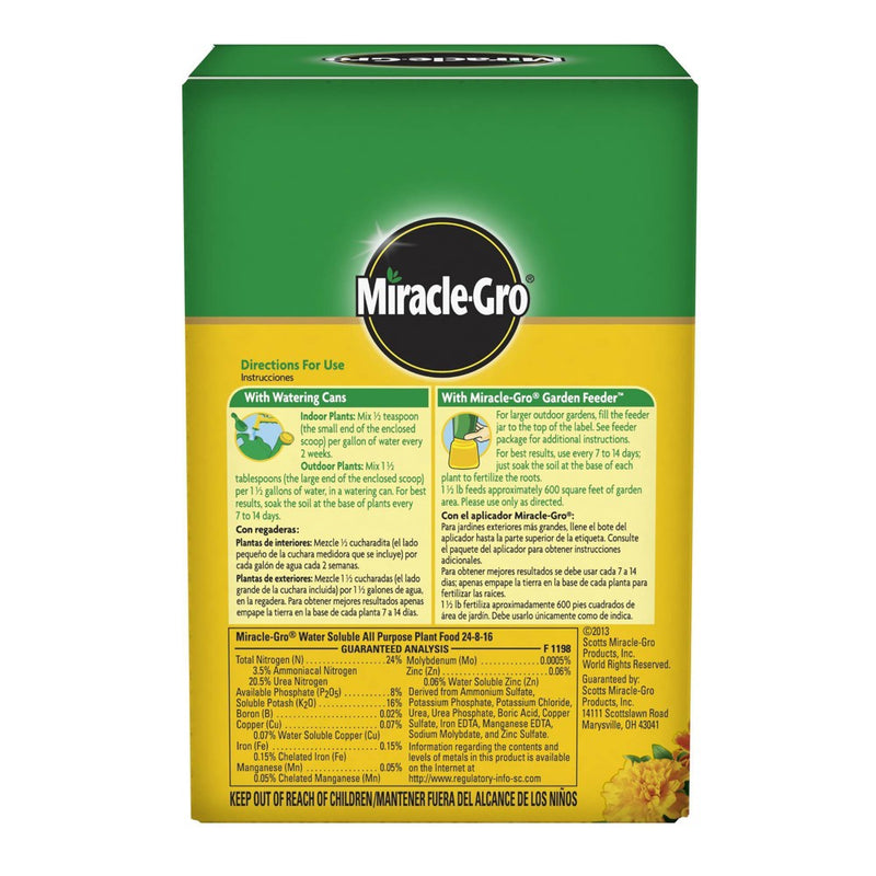Miracle-Gro Water Soluble All Purpose Plant Food 1.5lb