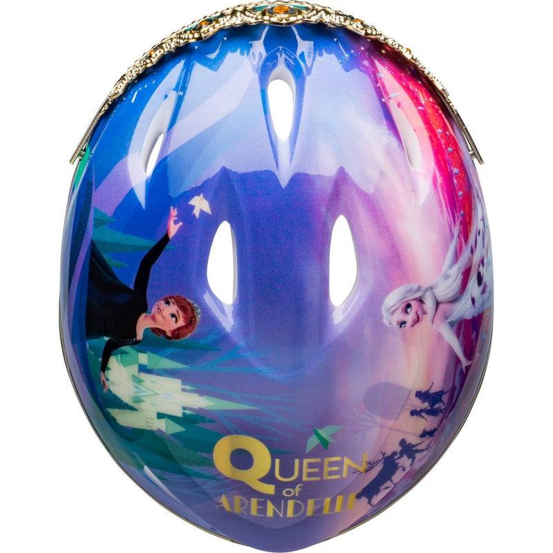 Frozen 2 Anna Tiara Child Bike Helmet