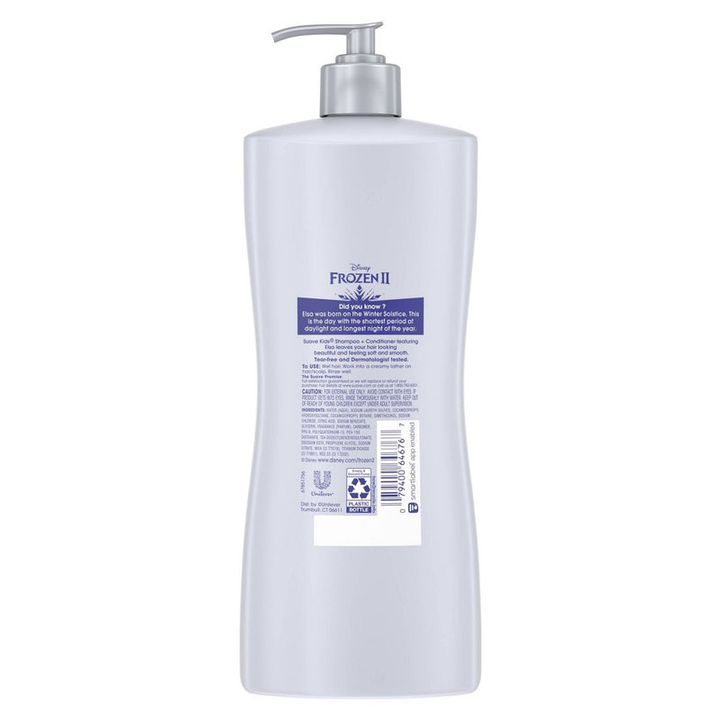 Suave Kids Disney Frozen II Tear Free Berry Flurry Shampoo + Conditioner - 28 fl oz