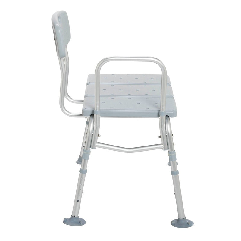Drive Medical Plastic Tub Transfer Bench with Adjustable Backrest (LOCAL PICKUP ONLY)