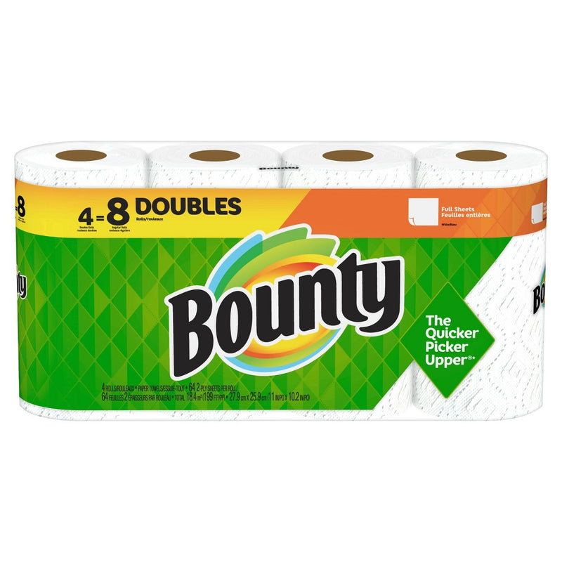 Bounty Full Sheet Paper Towels - 64ct/4 Double Rolls (LOCAL PICKUP ONLY)