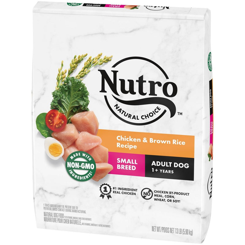 NUTRO Natural Choice Small Breed Adult Chicken and Brown Rice Dry Dog Food - 13lbs