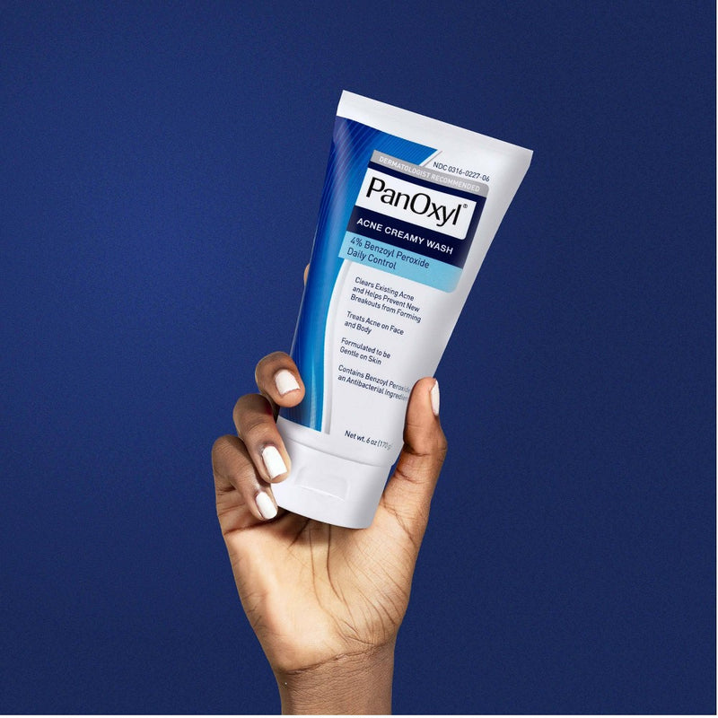 PanOxyl 4% Creamy Facial Treatment Wash - 6oz - EXP 09/2023