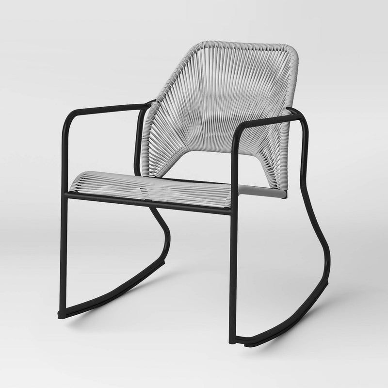 Fisher Stack Rocking Chair - Gray/Black - Project 62™ (LOCAL PICKUP ONLY)